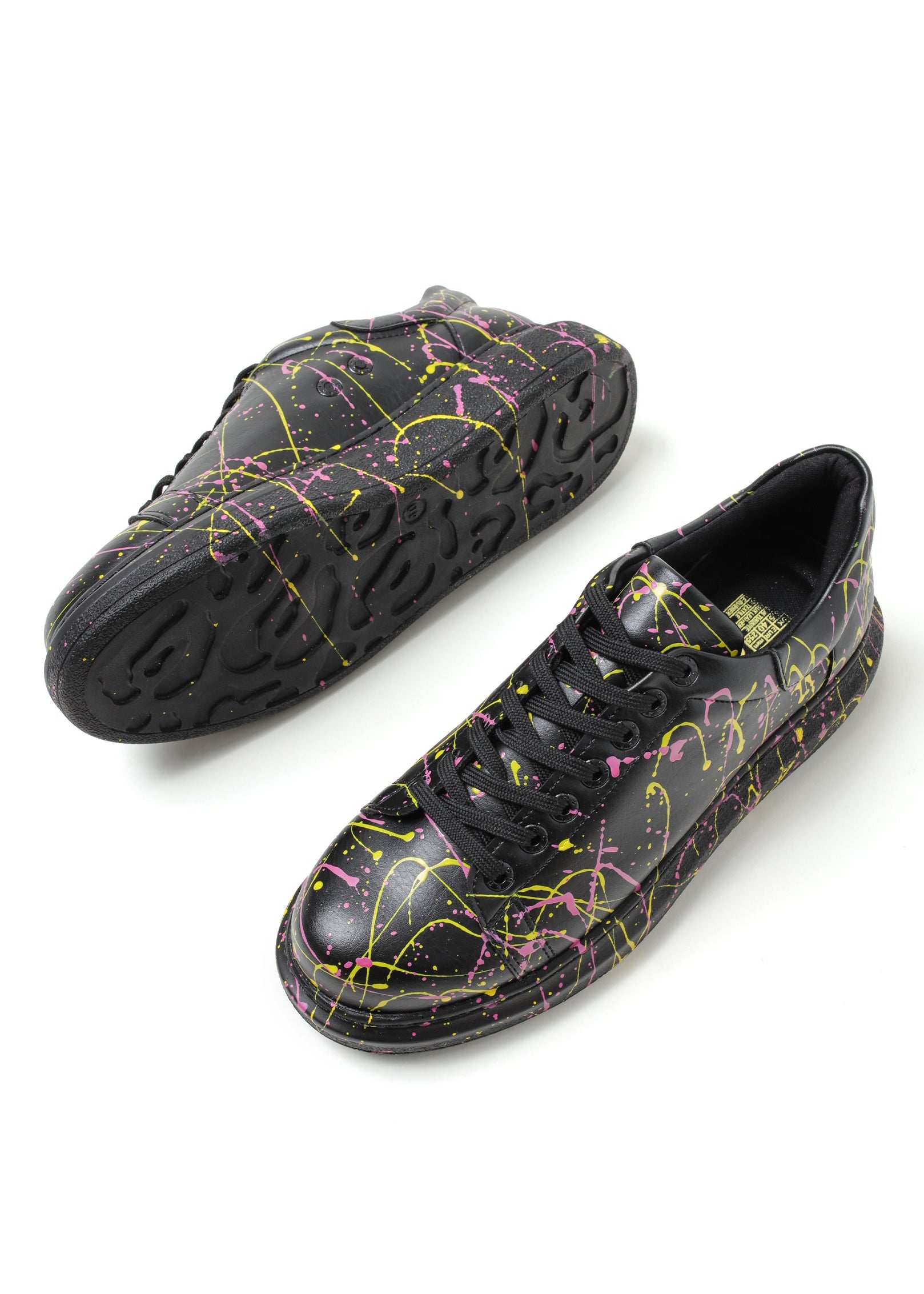 Apollo Moda Stardust Rhythm custom splatter sneaker, fifth angle